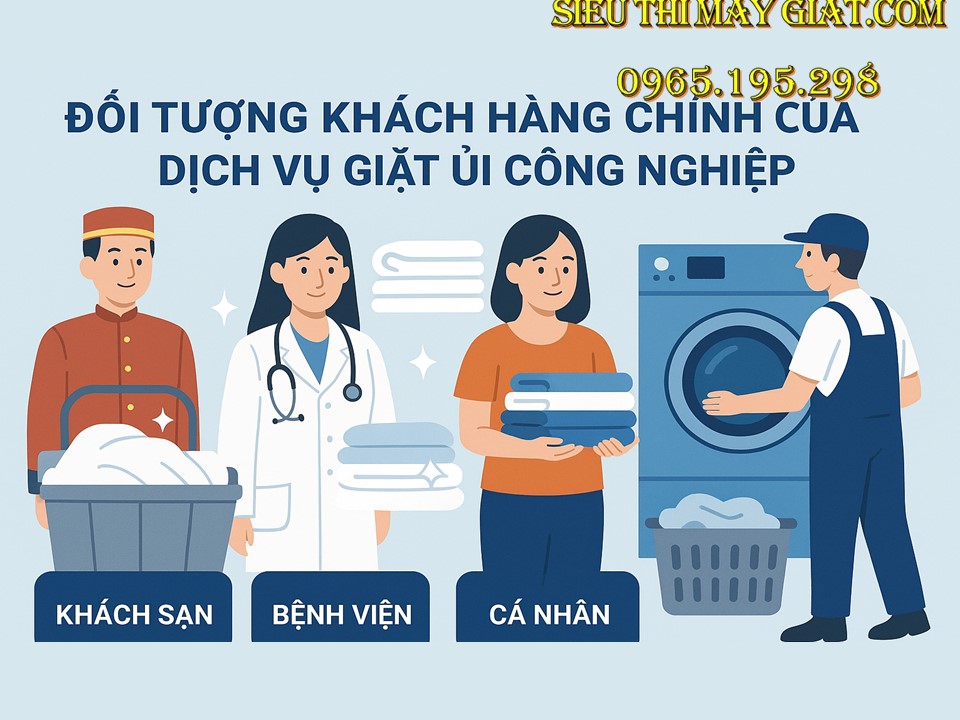 Đối tượng khách hàng chính của xưởng giặt công nghiệp