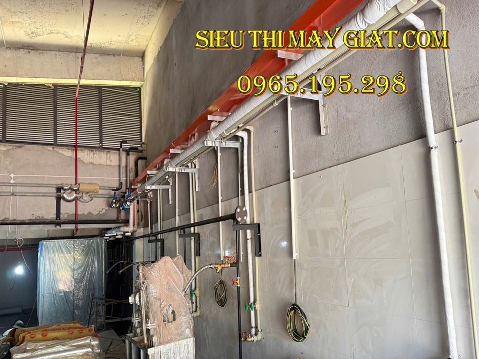 Setup xưởng giặt là resort Amiana Cam Ranh