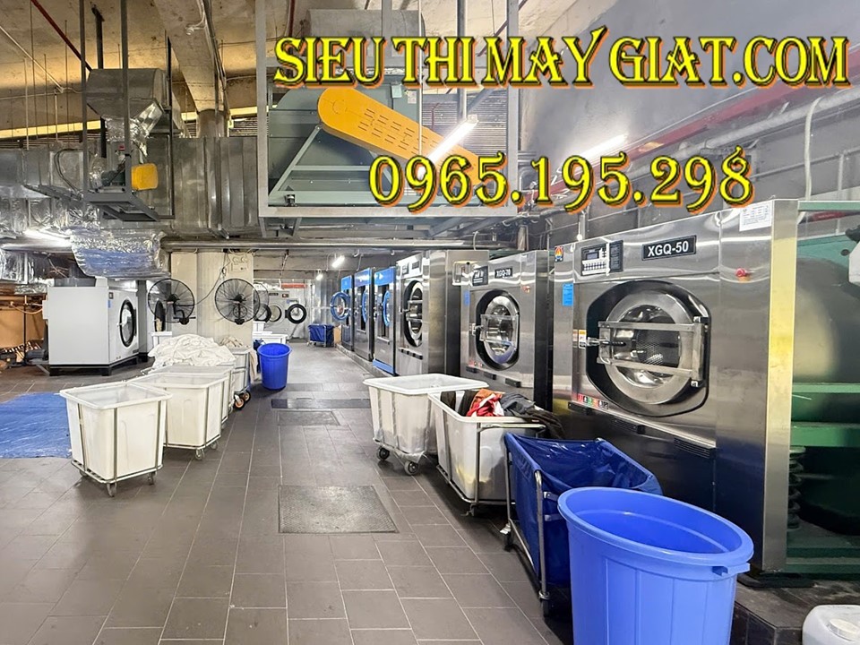 Setup xưởng giặt là resort Amiana Cam Ranh