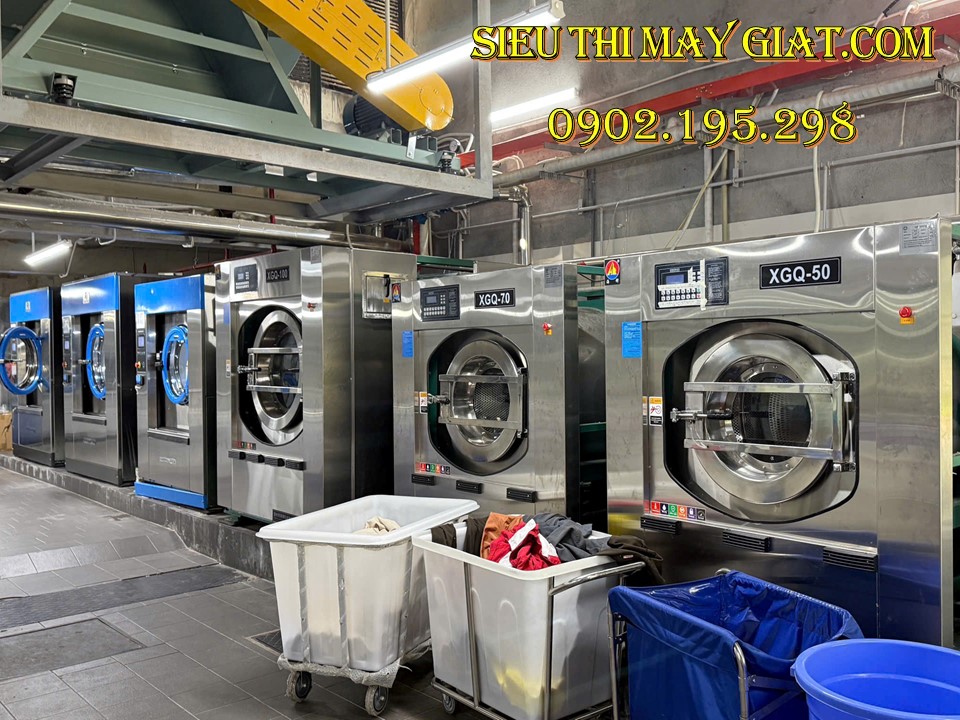 Hệ thống máy giặt xưởng giặt 20 tấn