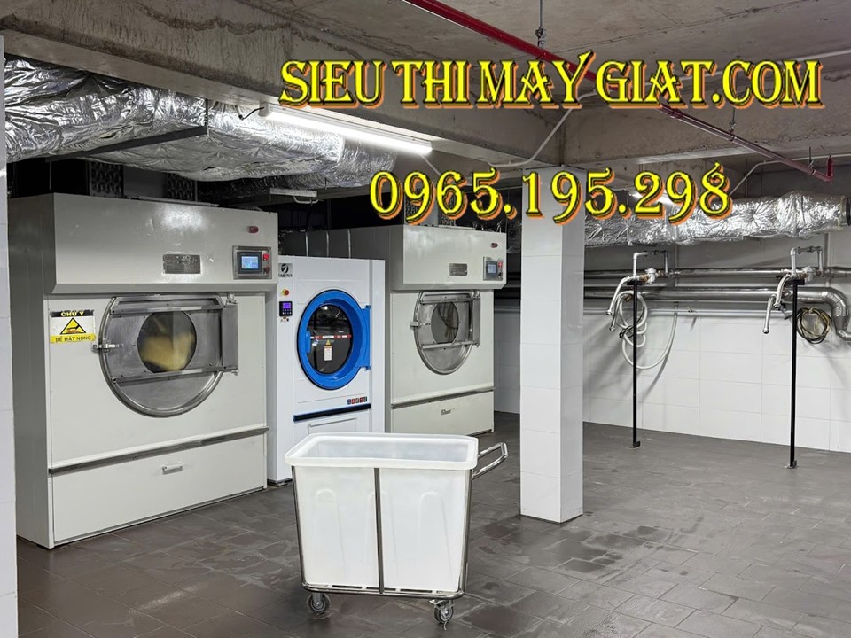 Setup xưởng giặt là resort Amiana Cam Ranh
