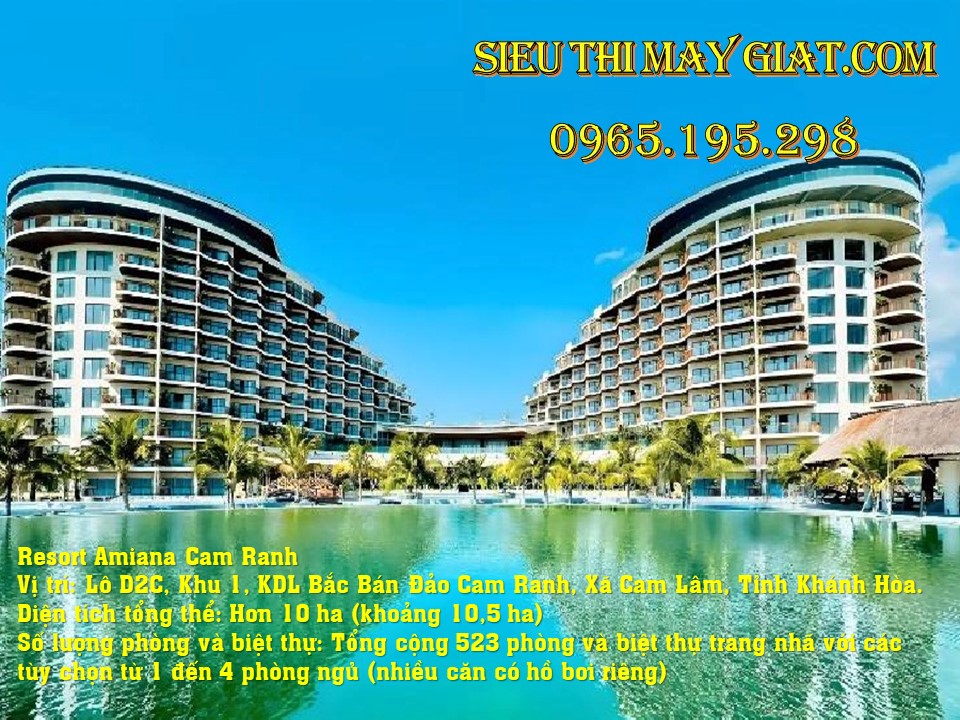 Toàn cảnh quy mô Resort cao cấp Amiana Cam Ranh
