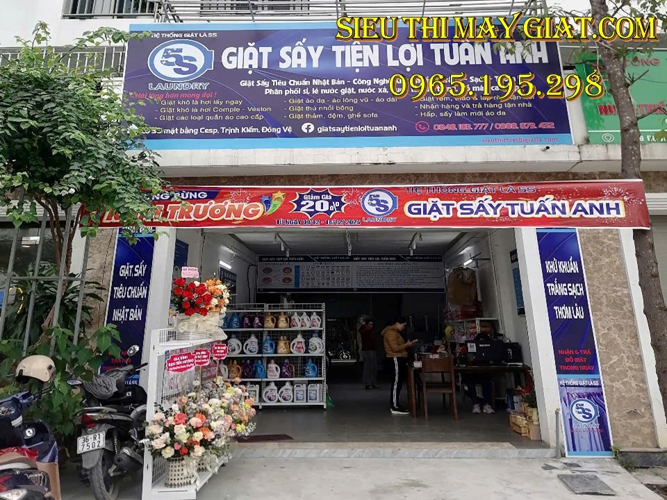Mở tiệm giặt là